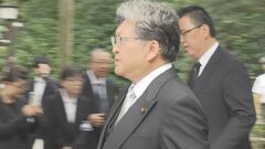 【速報】自民・萩生田政調会長が靖国神社を参拝| TBS CROSS DIG with Bloomberg