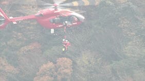 搭乗していた3人を発見するも心肺停止 福岡県八女市の山中に小型機墜落|TBS NEWS DIG
