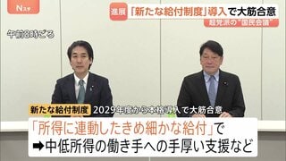 「所得に連動したきめ細かな給付制度」2029年度導入で超党派の国民会議が大筋合意 中低所得の働き手への手厚い支援など目的| TBS CROSS DIG with Bloomberg