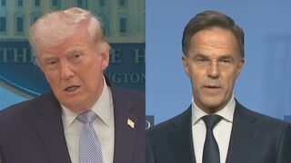 トランプ大統領　NATO事務総長と会談　脱退を議論か| TBS CROSS DIG with Bloomberg