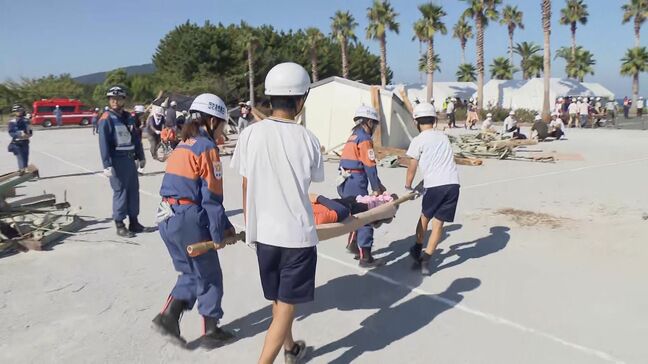 南海トラフ巨大地震で「半島」の防災は…2000人が参加し大規模訓練 “孤立”想定し住民のヘリ搬送も 愛知県田原市|TBS NEWS DIG
