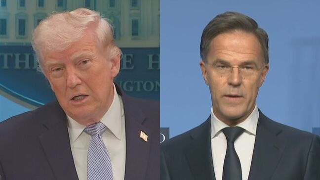 トランプ大統領　NATO事務総長と会談　脱退を議論か　イランへの軍事作戦に非協力的として強い不満表明|TBS NEWS DIG