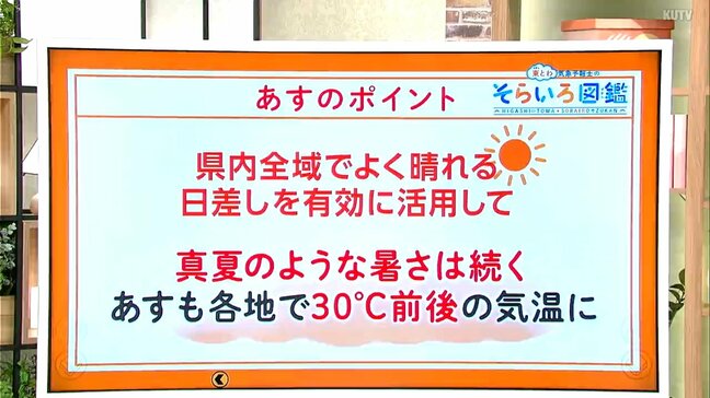 高知の天気　13日は県内全域でよく晴れる　真夏のような暑さは続く見込み　東杜和気象予報士が解説|TBS NEWS DIG