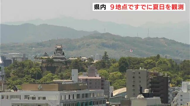 ９地点ですでに夏日を観測　熱中症対策を忘れずに 【高知】|TBS NEWS DIG