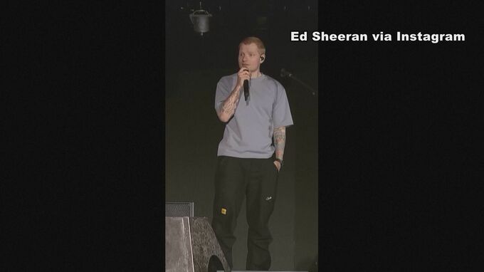 英の人気歌手エド・シーランさんが謝罪「過ちを犯した」　パレスチナ支持訴えたラッパー降板問題