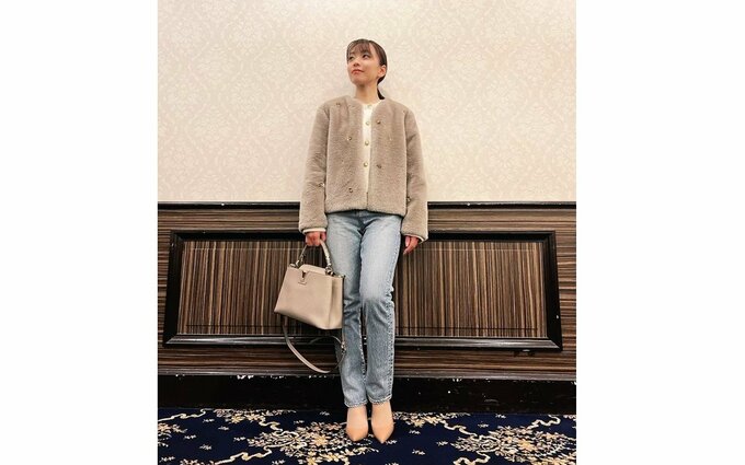 【杜このみ】　「スカート派の私ですが、今日は珍しくデニムスタイルでしたっ」　ファンからは「お上品だわさぁ」|TBS NEWS DIG
