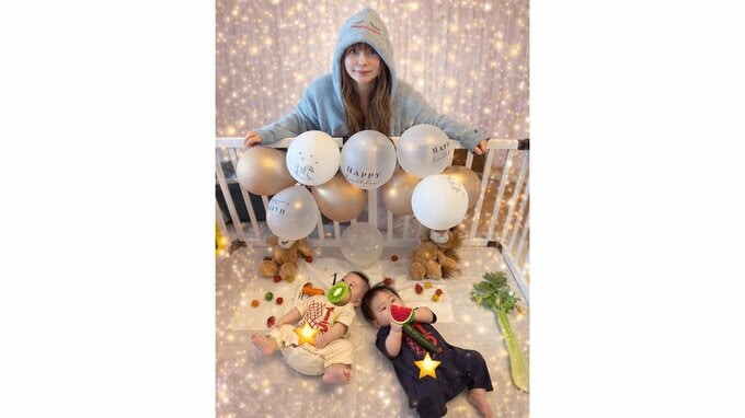 【 中川翔子 】　双子のハーフバースデーを報告　「2人に会える人生になって良かった」　過去の苦労も　「修行だったのかも」|TBS NEWS DIG