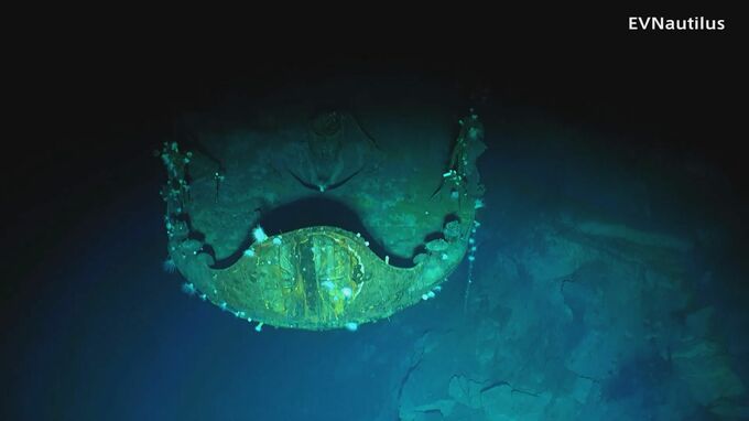 ミッドウェー海戦で沈んだ空母「赤城」の姿　沈没以来81年ぶりに海底で撮影|TBS NEWS DIG