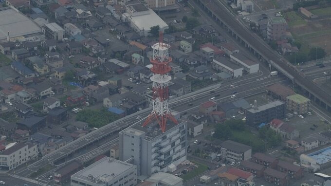 2025年12月の青森県東方沖地震で被害受けた「NTT青森八戸ビルの鉄塔」　今回の地震による被害は確認されなかったとNTT東日本が発表【青森県　最大震度6強観測の6月地震】|TBS NEWS DIG