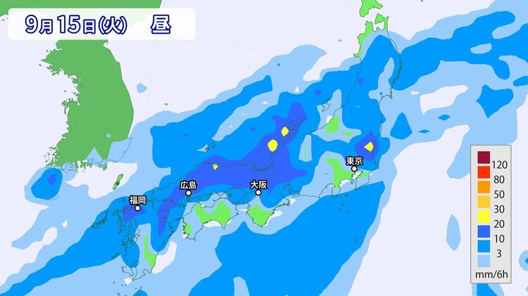 次のまとまった雨はいつ頃？】向こう一週間は秋雨前線が停滞 ぐずつく