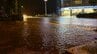 大雨による道路冠水で交差点が通行止め（1日午後11時現在）【長崎・佐世保市】　|　長崎のニュース | 天気 | NBC長崎放送