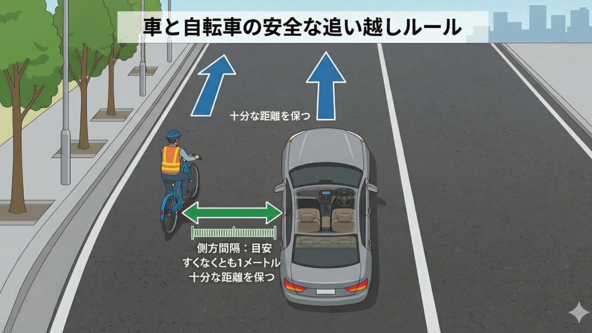 自転車 追い越し ルール