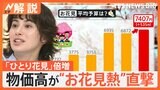 桜の見頃はいつまで?物価高が“お花見熱”直撃も…「ひとり花見」が倍増!最新お花見事情【Nスタ解説】|TBS NEWS DIG