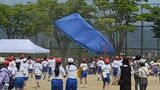 福島市の小学校で運動会中に突風 テント舞い上がる 福島県は気温急上昇 | 福島のニュース│TUF