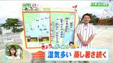 「きょうも真夏日となり厳しい暑さ続く見込み、北部中心に雨の降る所も」宮城の30秒天気 tbc気象台 9日|TBS NEWS DIG