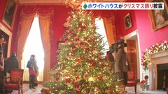 ホワイトハウスに一足早いクリスマスが到来　83本のツリーを16万個のライトで装飾| TBS CROSS DIG with Bloomberg