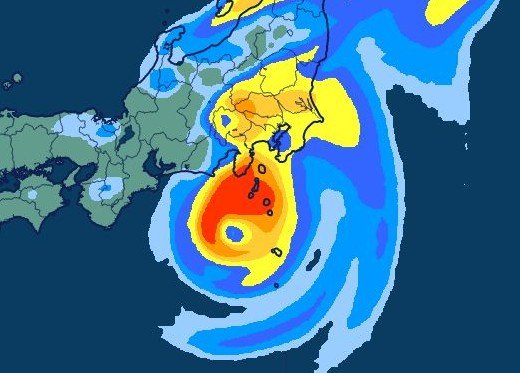 【台風情報】台風25号（ドゥージェン）　関東甲信　20日昼過ぎから21日にかけて土砂災害に厳重に警戒　東京など関東南部・伊豆諸島200ミリ　関東北部・甲信150ミリ（20日～21日午前6時・多い所）【予想進路・1時間ごとの雨風シミュレーション】|TBS NEWS DIG