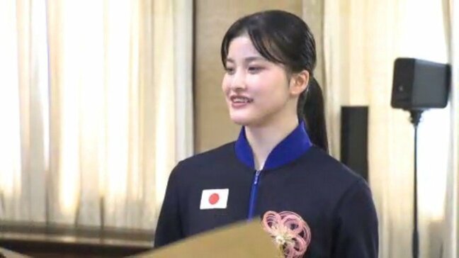 「金メダルとったんだなと…」フェアリージャパン・西本愛実選手 団体総合優勝を知事に報告 愛媛|TBS NEWS DIG