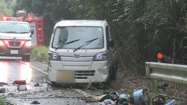 「軽トラックが横転している」　軽トラ運転の男性（71）死亡　鹿児島・鹿屋市|TBS NEWS DIG