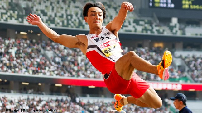 男子走幅跳・橋岡優輝が2年ぶり7度目の優勝でアジア大会代表内定 【日本選手権】|TBS NEWS DIG