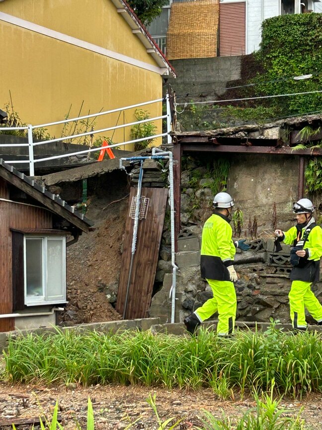 長崎県内　崖崩れ相次ぐ　大雨の影響で交通規制も|TBS NEWS DIG