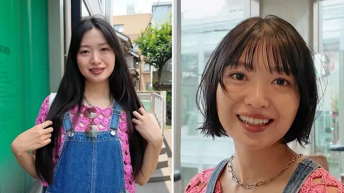北原里英さん　「初のショートヘア」　ヘアドネーションのため　「髪の毛40cm切って」|TBS NEWS DIG