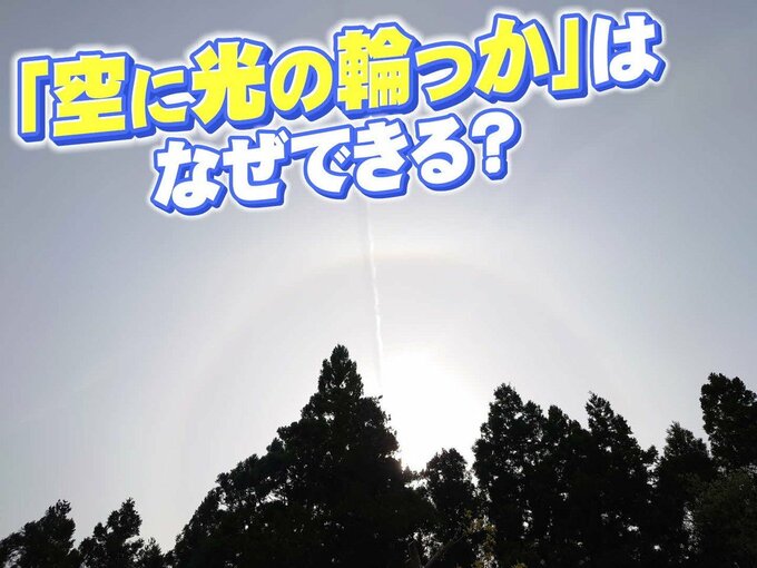 「空にきれいな光の輪っか！」はなぜできる？　出現する気象条件を解説！　|TBS NEWS DIG