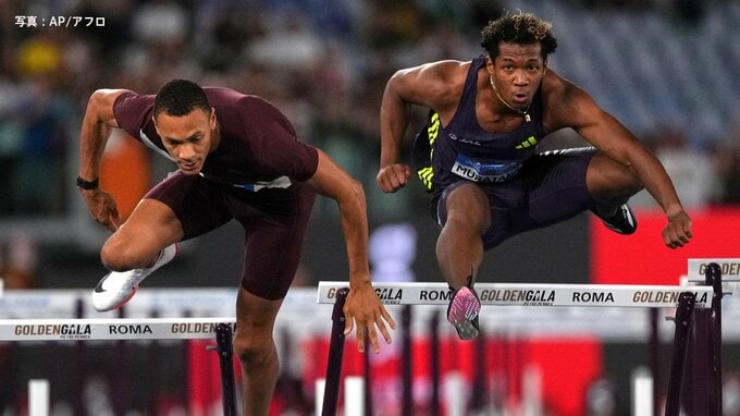 110mH村竹ラシッド、アクシデントで失速し13秒40で4位　今季DL2連勝中のJ.ブリット転倒【DLローマ大会】|TBS NEWS DIG