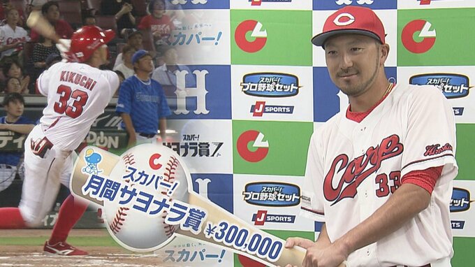 菊池涼介･広島カープ　スカパー！サヨナラ賞「みんなの思いものって」ピースナイターでの一発　|　RCC NEWS | 広島ニュース | RCC中国放送