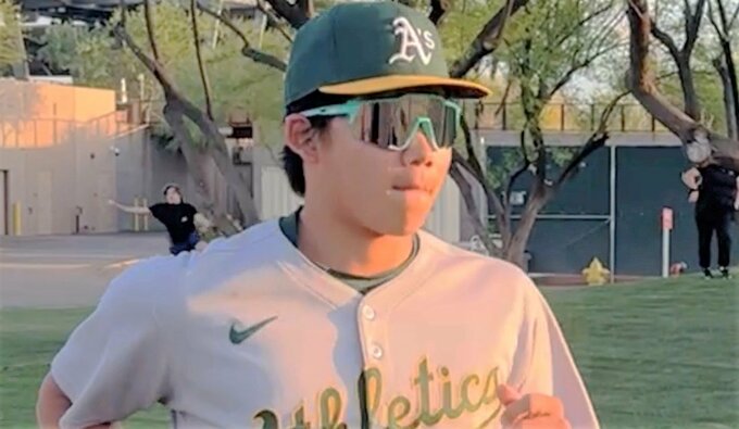 アスレチックス・森井翔太郎、マイナー初安打の同点タイムリー ！ 出場2戦目で快音響く|TBS NEWS DIG