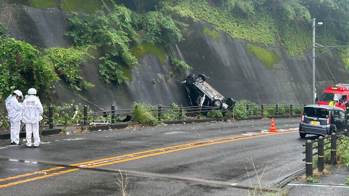 車が横転する事故　女性１人救助　長崎市小ヶ倉2丁目|TBS NEWS DIG