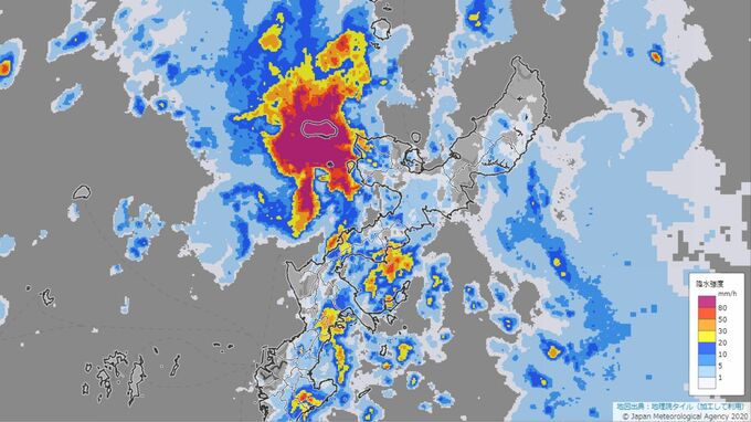【速報】1時間に120ミリ 沖縄県伊江村で記録的短時間大雨　|　沖縄のニュース｜RBC 琉球放送