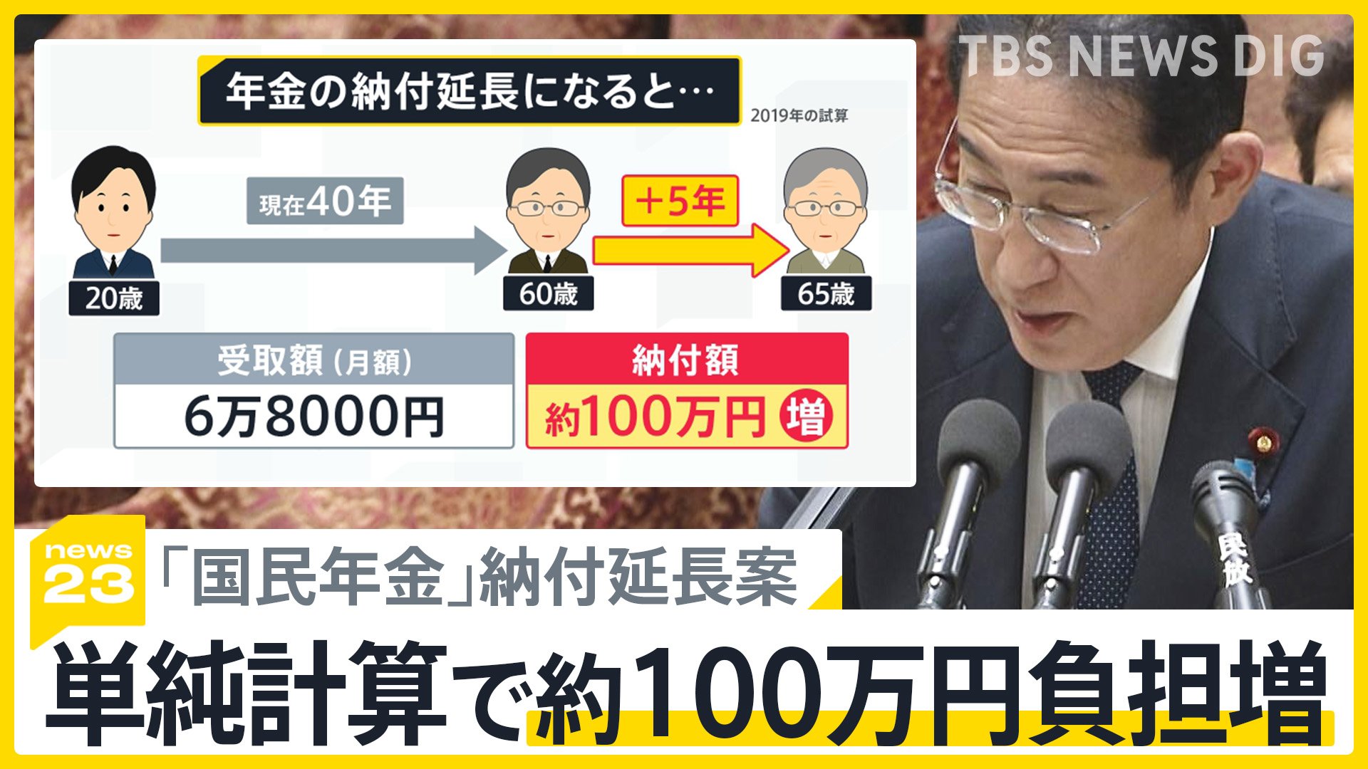 国民年金」納付期間“5年延長案”を厚労省が議論 単純計算で約100万円