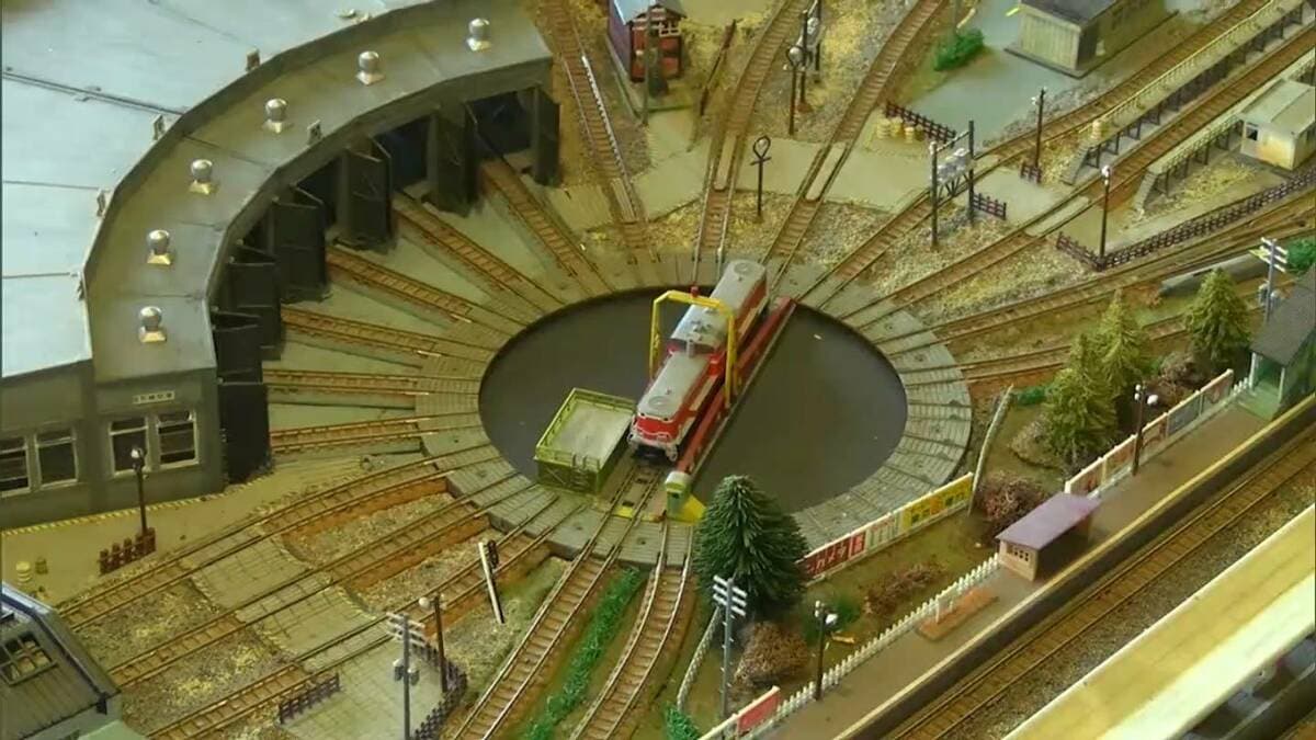 子どもが帰りたくないと」作州城東屋敷に “鉄道のジオラマ” 登場
