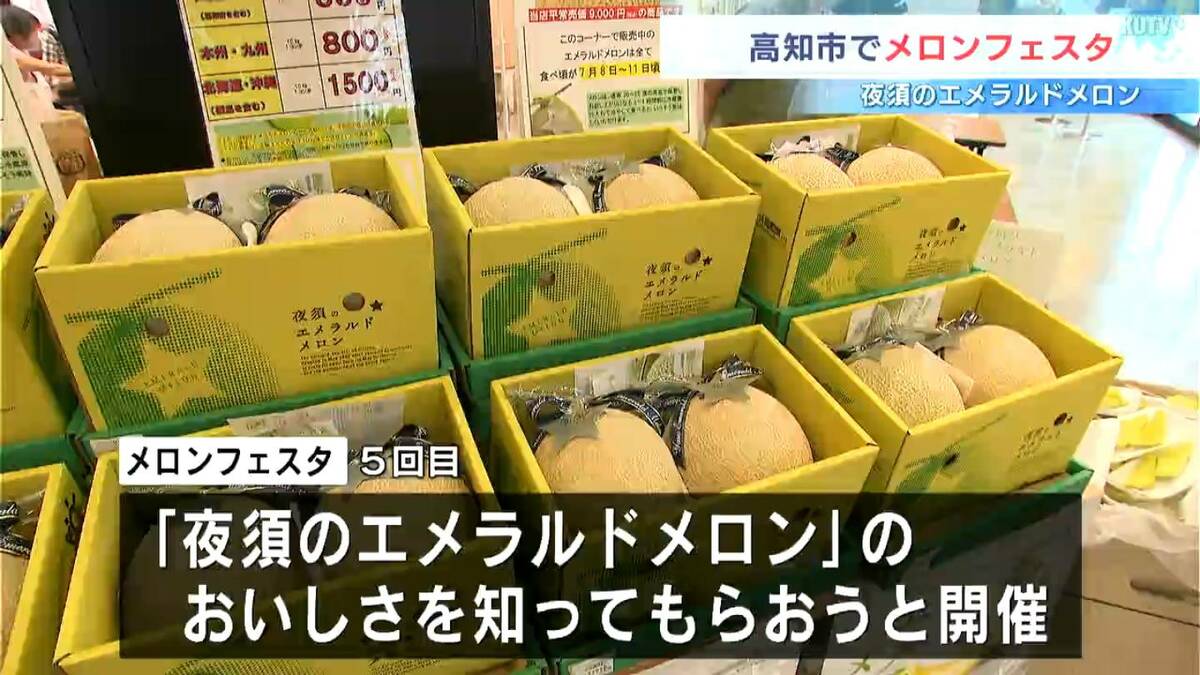 硬め」か「追熟」どっちが好み？「夜須のエメラルドメロン」限定100