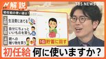 初任給 何に使いますか? 自分のご褒美?それとも… 最も多い使い道は?【Nスタ解説】|TBS NEWS DIG
