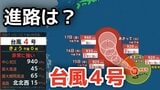 【台風情報】「台風4号」非常に強い勢力に発達 17日(金)小笠原近海の予想 今後の進路・日本への影響は?12日(日)~17日(金)雨風シミュレーション【気象庁 12日午後1時更新】|TBS NEWS DIG