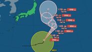 【台風情報】大型の台風17号（ナンカー）強風域650kmを伴い北上　週末15日（土）以降に日本の東へ進路変更か【雨と風のシミュレーション】 　|　富山のニュース｜天気・防災｜チューリップテレビ