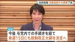自民党の会合で消費減税に関する税制改正大綱の案を了承　政府が来週15日にも決定へ| TBS CROSS DIG with Bloomberg
