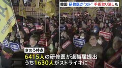 研修医6415人が退職届を提出　うち1630人がストライキ　医学部の定員拡大への反発で　韓国| TBS CROSS DIG with Bloomberg