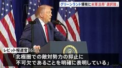 グリーンランド領有にアメリカ軍の活用「選択肢のひとつ」 ホワイトハウスが声明発表| TBS CROSS DIG with Bloomberg