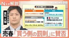 なぜ?売春防止法「買う側」は野放し 「買う側の罰則」へ法改正に賛否のワケ【Nスタ解説】|TBS NEWS DIG