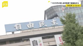 「103万円の壁」自民税調で議論スタート “国民案”はどうなる?【news23】|TBS NEWS DIG