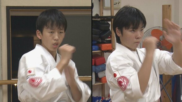 残り6秒からの逆転劇と強力な中段蹴り 硬式空手で日本一に輝いた中学生2人の強さの秘密 | MRTニュース | MRT宮崎放送