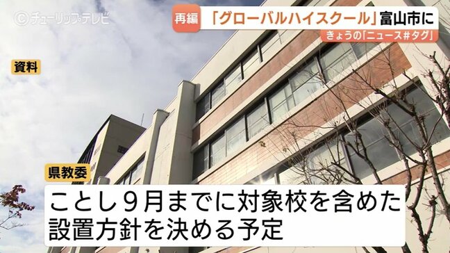 【県立高校再編】「グローバルハイスクール」富山市に設置する方向で検討 国際バカロレア認定も視野に 2029年度開校めど|TBS NEWS DIG