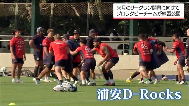 来年2月に都城市で公式戦　ラグビーリーグワン「浦安D‐Rocks」が宮崎市で合宿|TBS NEWS DIG