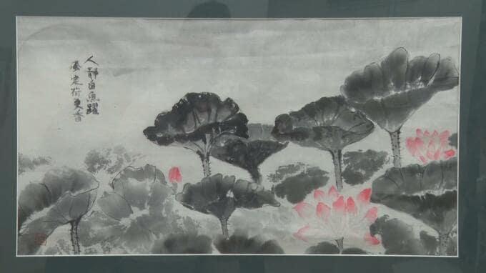 愛好家たちによる水墨画作品展　墨の濃淡で芸術を表現　うるま市で7月31日まで|TBS NEWS DIG