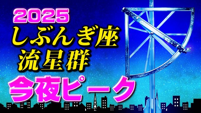 【しぶんぎ座流星群 2025】今夜ピーク　気になる天気は？【方角と時間帯／観察のポイント】|TBS NEWS DIG