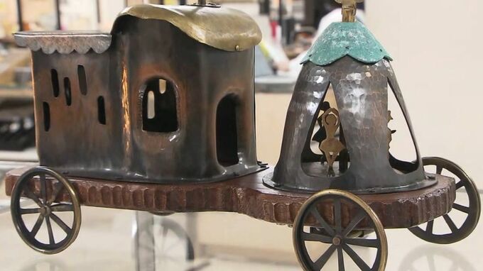 銅や真鍮などの金属を使って「空想の世界」を立体作品で表現 「金属造形の世界『ものがたりの中へ』」は岡山高島屋で2月17日まで|TBS NEWS DIG