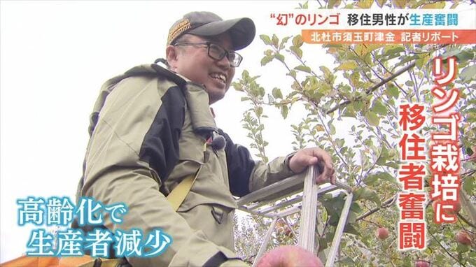 “幻のリンゴ”高齢化で栽培農家が減少　東京から移住　奮闘する若手リンゴ農家の想い　|　山梨のニュース | ＵＴＹテレビ山梨